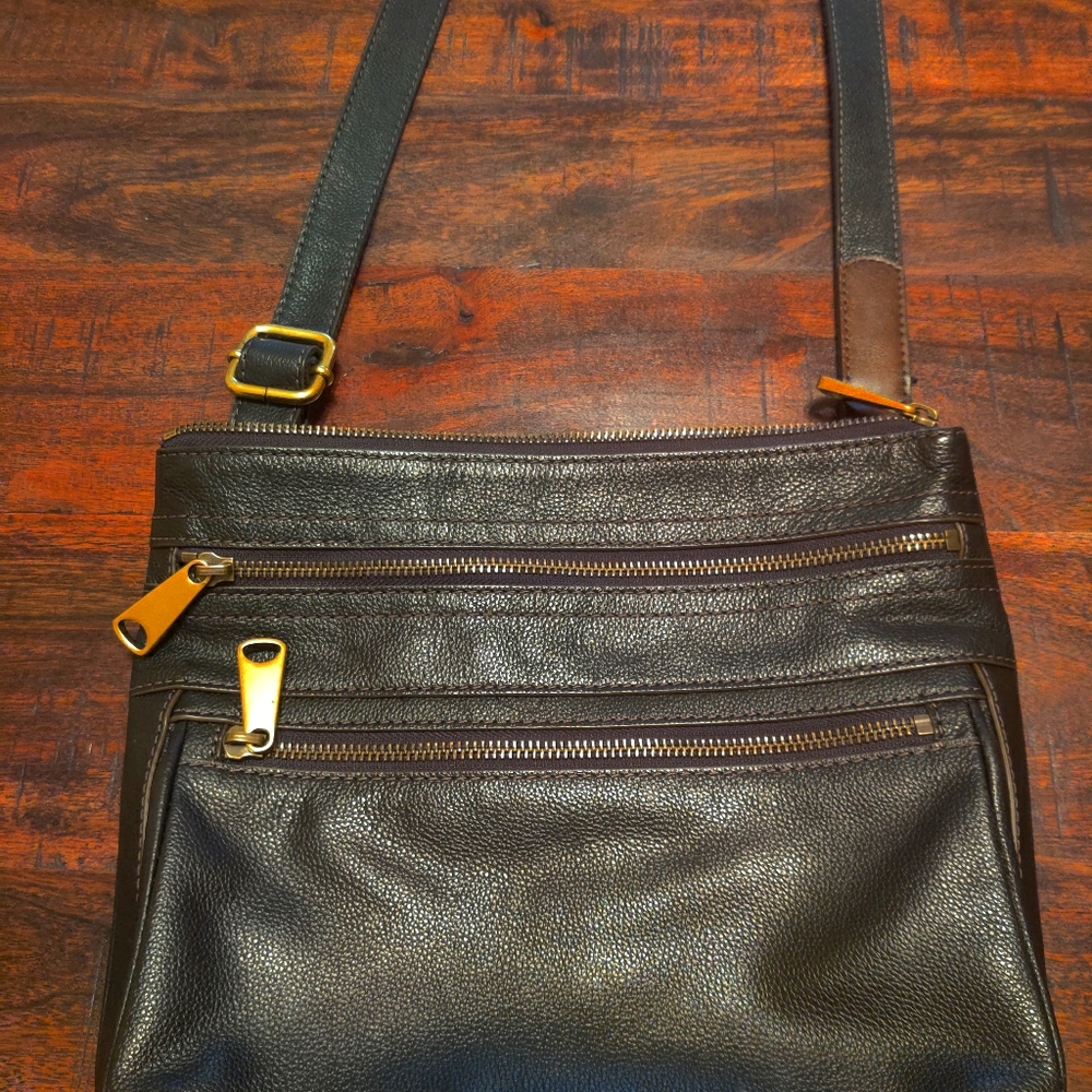 Fossil black purse